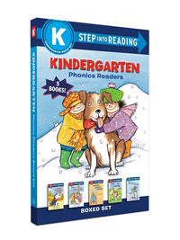 Kindergarten Phonics Readers Boxed Set: Jack and Jill and Big Dog Bill, The Pup Speaks Up, Jack and Jill and T-Ball Bill, Mouse Makes Words, Silly Sara