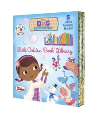 Doc McStuffins Little Golden Book Library (Disney Junior: Doc McStuffins) : As Big as a Whale; Snowman Surprise; Bubble-rific!; Boomer Gets His Bounce Back; A Knight in Sticky Armor