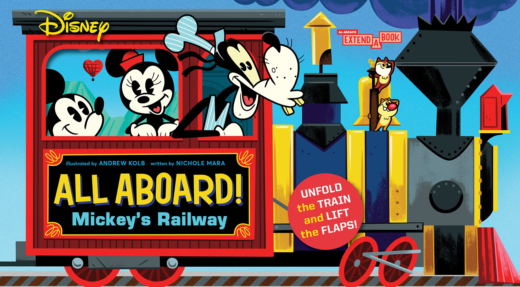 Disney All Aboard! Mickey’s Railway (An Abrams Extend-a-Book)