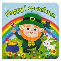 Happy Leprechaun: Finger Puppet Book