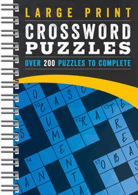 Large Print Crossword Puzzles Blue: Over 200 Puzzles to Complete